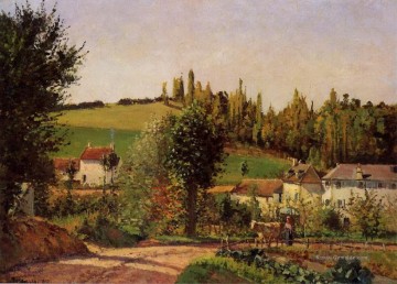  camille - Weg der Einsiedelei bei Pontoise 1872 Camille Pissarro Szenerie